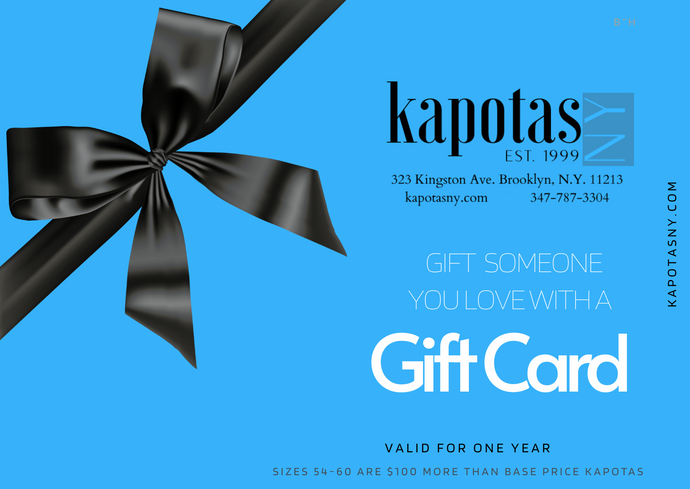 Kapotas NY Gift Cards
